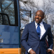 Georgia Democratic Candidate Rev. Raphael Warnock meets with supporters on January 5, 2021 in Marietta, Georgia. Polls have opened across Georgia in the two runoff elections, pitting incumbents Sen. David Perdue (R-GA) and Sen. Kelly Loeffler (R-GA) against Democratic candidates Rev. Raphael Warnock and Jon Ossoff.